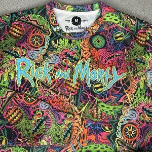 Rick and Morty Sweater Mens Medium Adult Swim Housebrand Pullover Crewneck TV